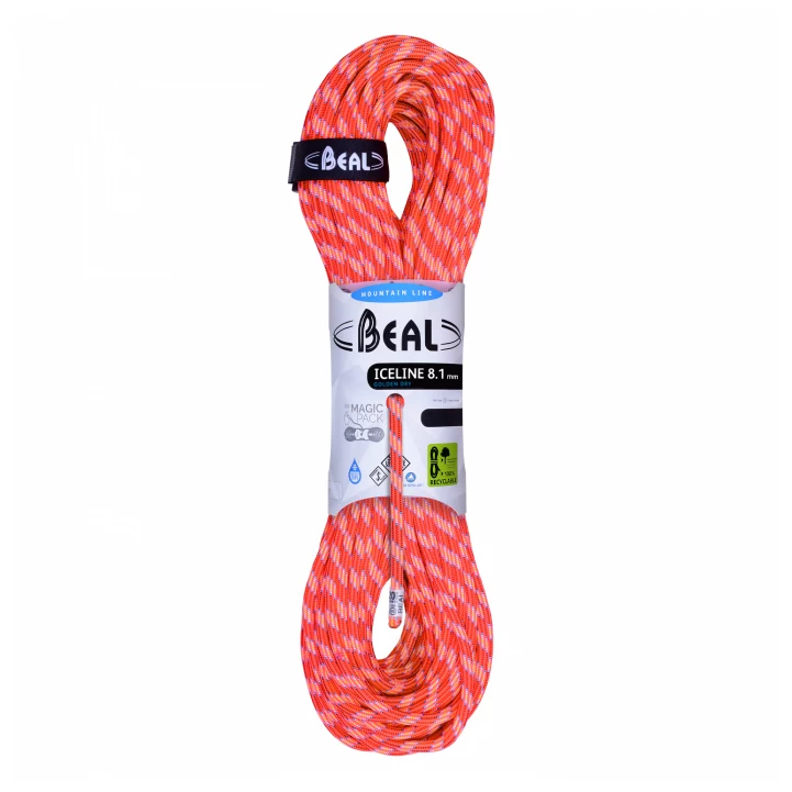 Beal - Ice Line Golden Dry 8,1 Mm - Halvreb 3 Beal - Ice Line Golden Dry 8,1 Mm - Halvreb