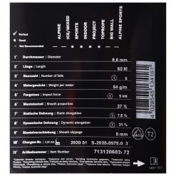 Edelrid - SE Priti 9,6 Mm - Helreb 8 Edelrid - SE Priti 9,6 Mm - Helreb -Professionel klatreudstyrsbutik edelrid se priti 96 mm helreb detail 3