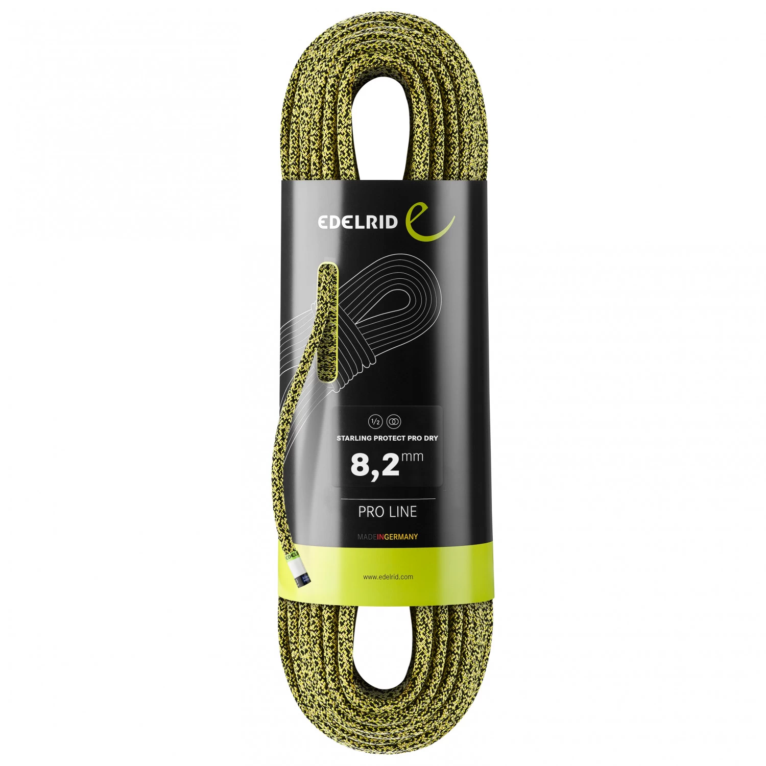 Edelrid - Starling Protect Pro Dry 8,2 Mm - Halvreb 5 Edelrid - Starling Protect Pro Dry 8,2 Mm - Halvreb - Billede 3