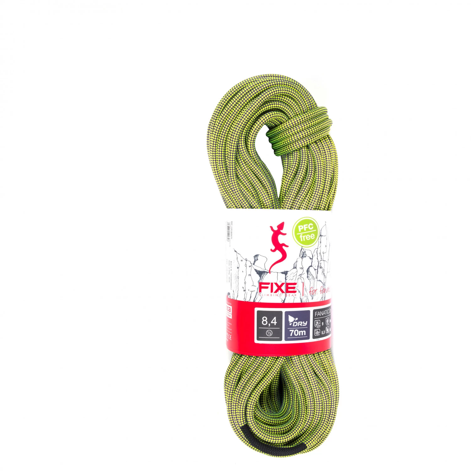 Fixe - Rope Fanatic Dry Ø 8,4 Mm - Halvreb 5 Fixe - Rope Fanatic Dry Ø 8,4 Mm - Halvreb - Billede 3