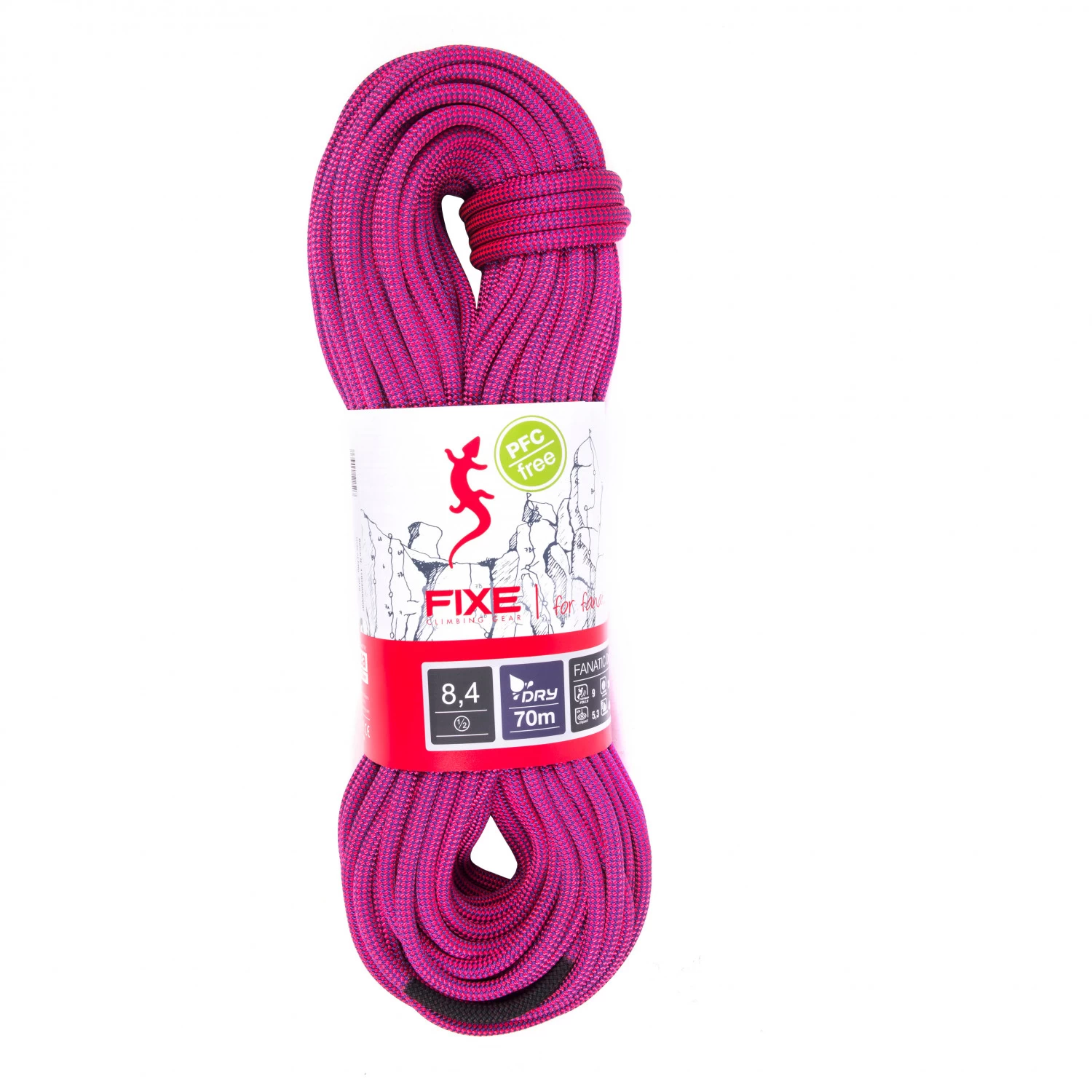 Fixe - Rope Fanatic Dry Ø 8,4 Mm - Halvreb 6 Fixe - Rope Fanatic Dry Ø 8,4 Mm - Halvreb - Billede 4