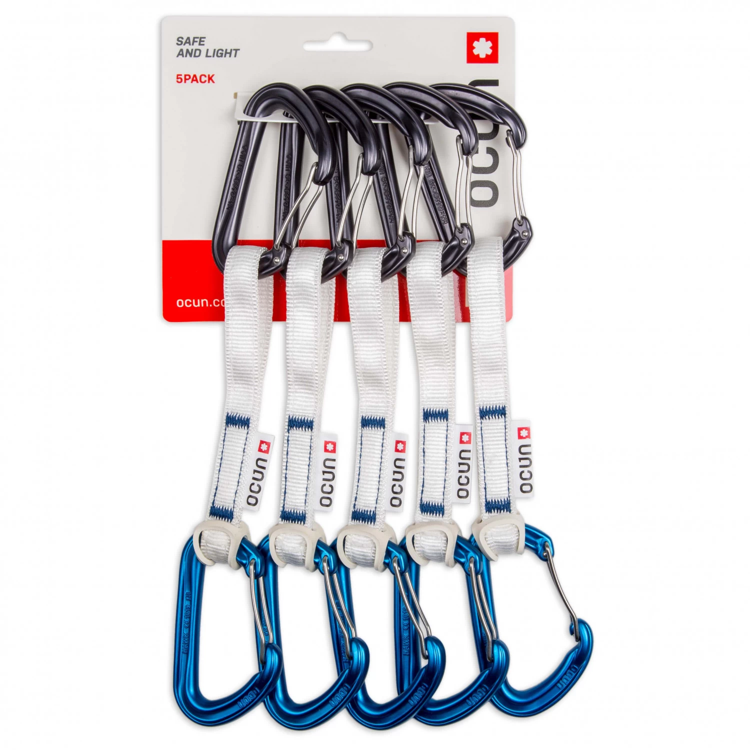 Ocun - Hawk QD Wire Bio-Dyn-Ring 15 Mm - Express-sæt 3 Ocun - Hawk QD Wire Bio-Dyn-Ring 15 Mm - Express-sæt